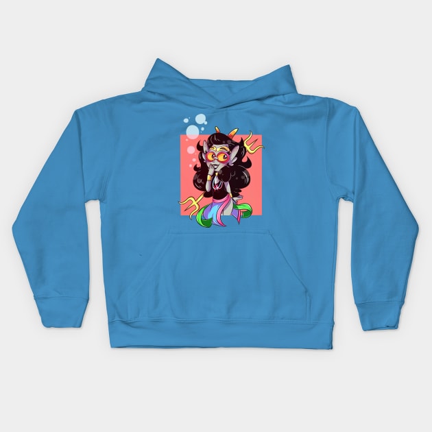 Homestuck-Feferi Kids Hoodie by Midnight_rabbit